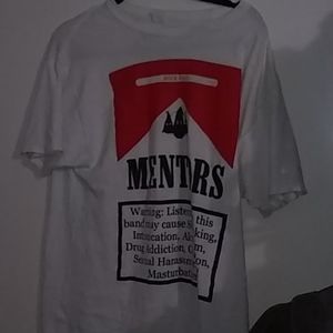 Vintage Mentors Punk Rock merch Concert T Shirt